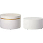 Serendipity Outdoor Ring Accent Table Set - White - LOOMLAN - Seasonal Living - Outdoor Side Tables