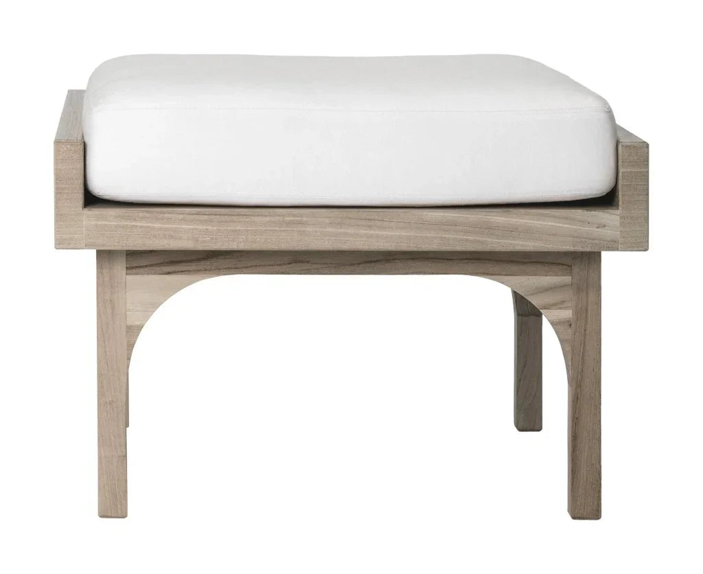 Serenique Quick-Dry Cushions Patio Ottoman-Outdoor Ottomans-Seasonal Living-LOOMLAN