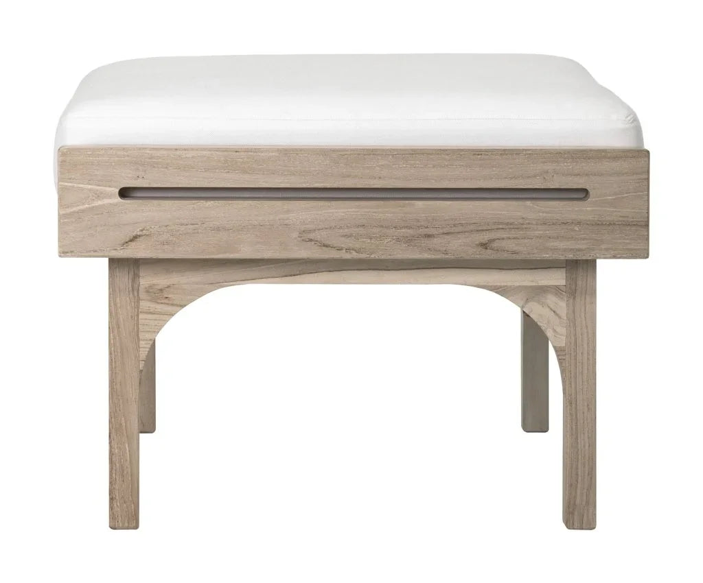 Serenique Quick-Dry Cushions Patio Ottoman-Outdoor Ottomans-Seasonal Living-LOOMLAN