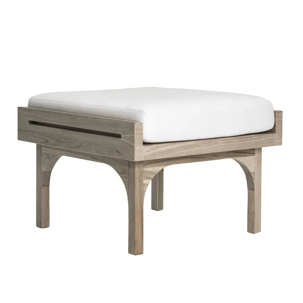 Serenique Quick-Dry Cushions Patio Ottoman-Outdoor Ottomans-Seasonal Living-LOOMLAN