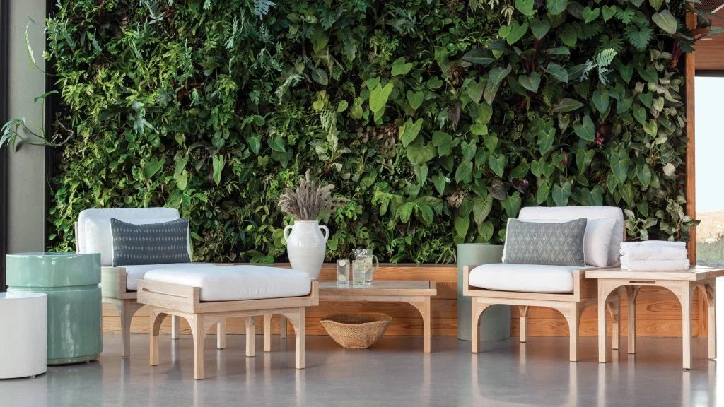 Serenique Sun Bleached Teak Patio Coffee Table-Outdoor Coffee Tables-Seasonal Living-LOOMLAN