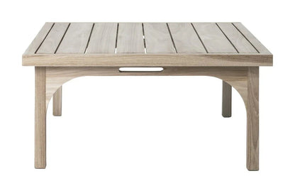 Serenique Sun Bleached Teak Patio Coffee Table-Outdoor Coffee Tables-Seasonal Living-LOOMLAN