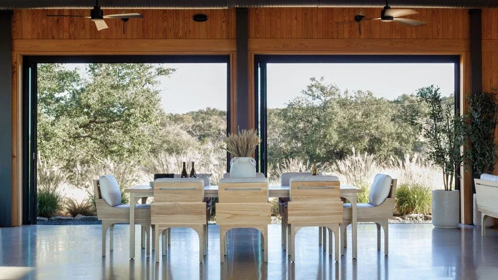 Serenique Sun Bleached Teak Patio Dining Table-Outdoor Dining Tables-Seasonal Living-LOOMLAN