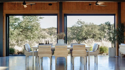 Serenique Sun Bleached Teak Patio Dining Table-Outdoor Dining Tables-Seasonal Living-LOOMLAN