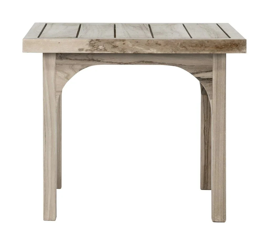 Serenique Sun Bleached Teak Patio Side Table - LOOMLAN - Seasonal Living - Outdoor Side Tables