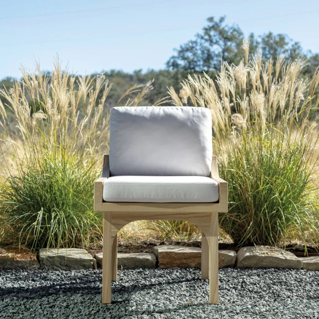 Serenique Teak Patio Dining Chair (Set Of 2)-Outdoor Dining Chairs-Seasonal Living-LOOMLAN