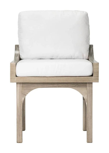 Serenique Teak Patio Dining Chair (Set Of 2)-Outdoor Dining Chairs-Seasonal Living-LOOMLAN