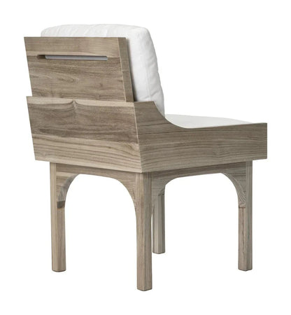 Serenique Teak Patio Dining Chair (Set Of 2)-Outdoor Dining Chairs-Seasonal Living-LOOMLAN