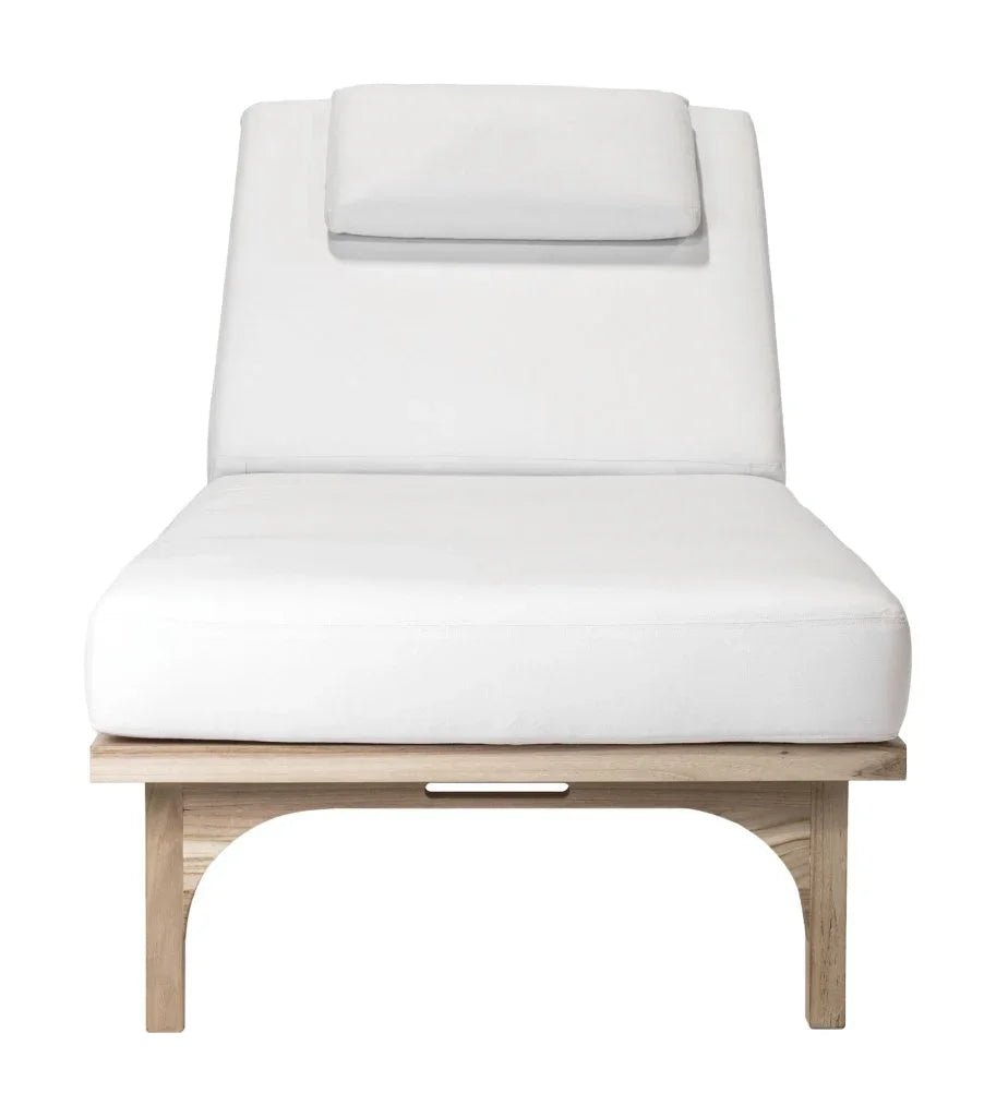 Serenique Teak Patio Pool Chaise (Set Of 2)-Outdoor Chaises-Seasonal Living-LOOMLAN