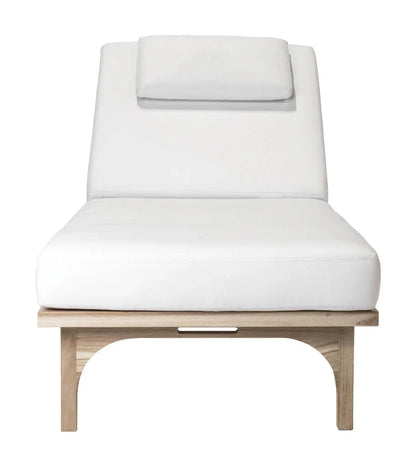 Serenique Teak Patio Pool Chaise (Set Of 2)-Outdoor Chaises-Seasonal Living-LOOMLAN