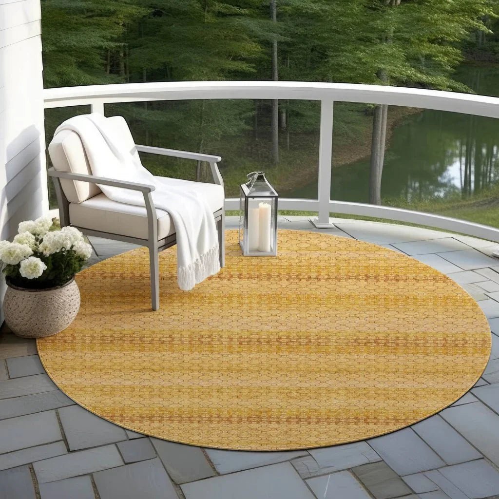 Serenith Gold Washable Indoor - Outdoor Rug - LOOMLAN - LOOMLAN Rugs - Outdoor Rugs
