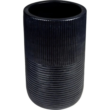 Serenity Black Outdoor Planter Set of 2 - LOOMLAN - Seasonal Living - Planters