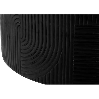 Serenity Black Outdoor Round Table - 24" Tall - LOOMLAN - Seasonal Living - Outdoor Side Tables