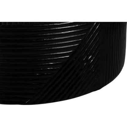 Serenity Black Outdoor Round Table - 24" Tall - LOOMLAN - Seasonal Living - Outdoor Side Tables