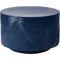 Serenity BlueOutdoor Round Table - 24" Tall - LOOMLAN - Seasonal Living - Outdoor Side Tables