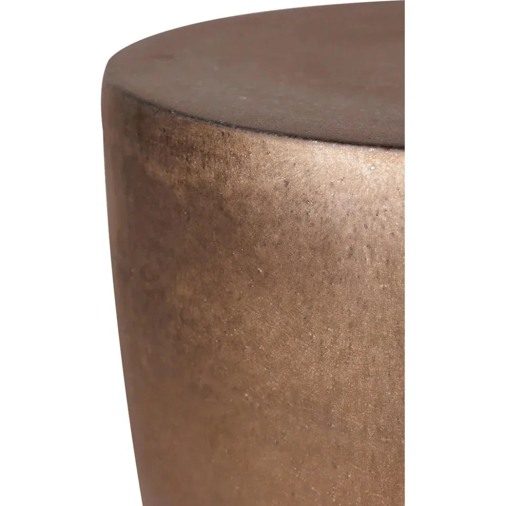 Serenity Ceramic Outdoor Side Table Tall - LOOMLAN - Seasonal Living - Outdoor Side Tables
