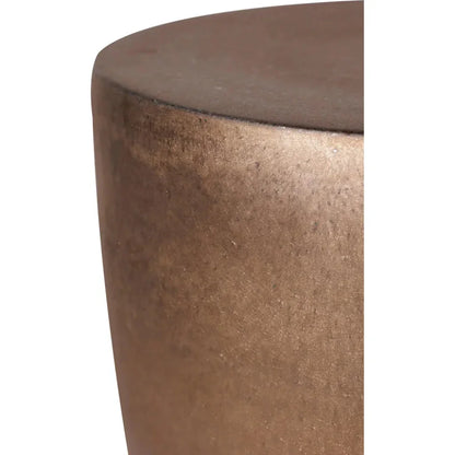 Serenity Ceramic Outdoor Side Table Tall - LOOMLAN - Seasonal Living - Outdoor Side Tables