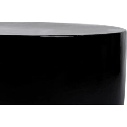 Serenity Grazed Side Table Black Outdoor Accent Table - LOOMLAN - Seasonal Living - Outdoor Side Tables