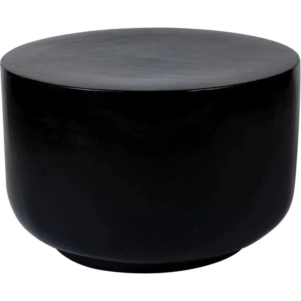 Serenity Grazed Side Table Black Outdoor Accent Table - LOOMLAN - Seasonal Living - Outdoor Side Tables
