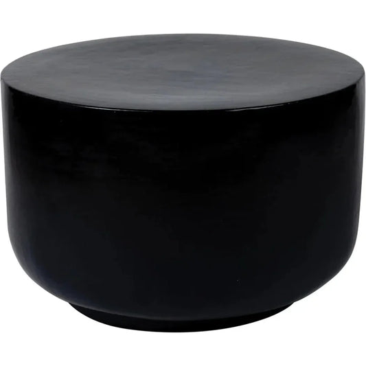 Serenity Grazed Side Table Black Outdoor Accent Table - LOOMLAN - Seasonal Living - Outdoor Side Tables