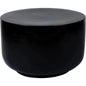 Serenity Grazed Side Table Black Outdoor Accent Table - LOOMLAN - Seasonal Living - Outdoor Side Tables