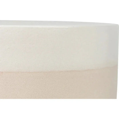 Serenity Grazed Side Table White Outdoor Accent Table - LOOMLAN - Seasonal Living - Outdoor Side Tables