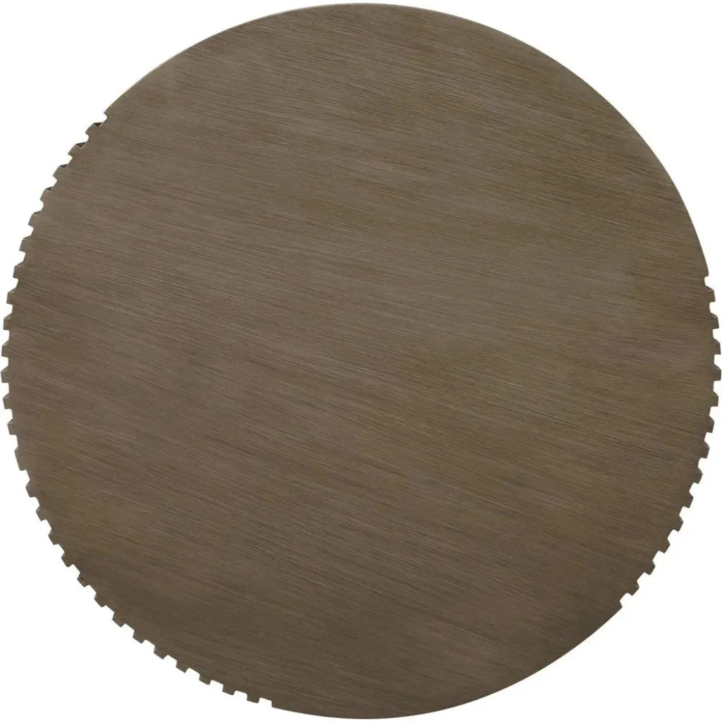 Serenity Round Drum Table - Brown Outdoor Accent Table - LOOMLAN - Seasonal Living - Outdoor Side Tables