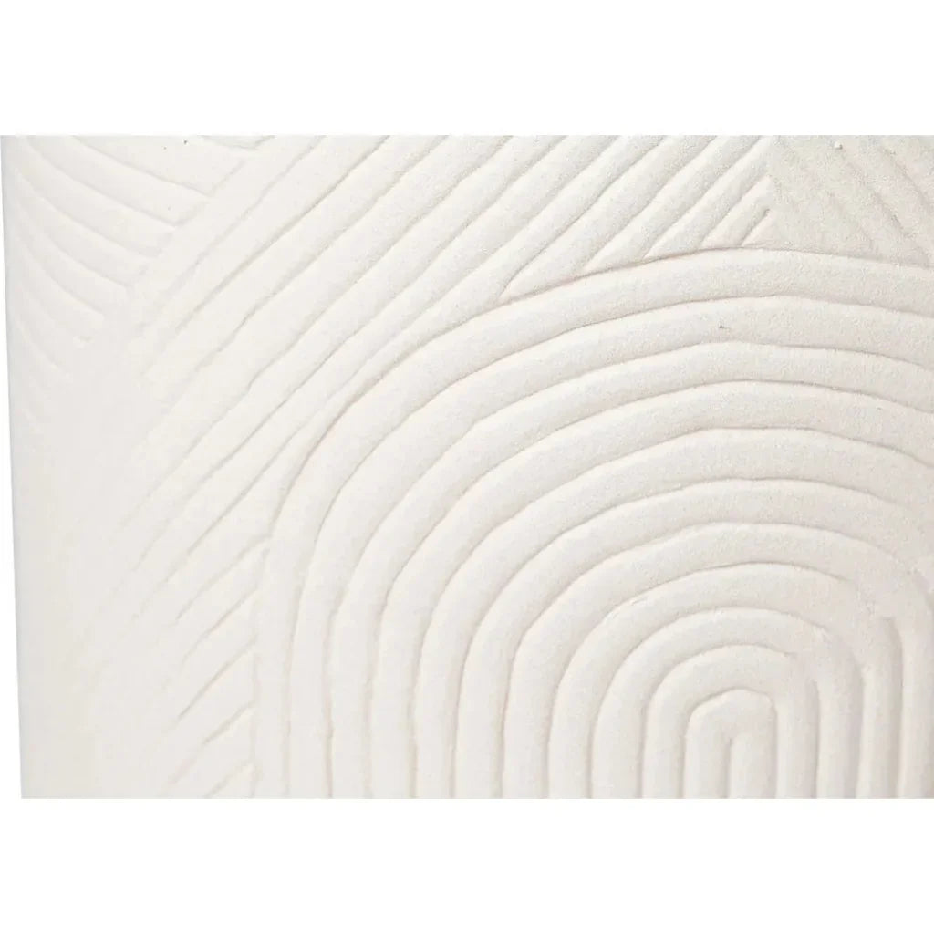 Serenity Side Table 14" - White Outdoor Accent Table - LOOMLAN - Seasonal Living - Outdoor Side Tables