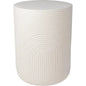 Serenity Side Table 14" - White Outdoor Accent Table - LOOMLAN - Seasonal Living - Outdoor Side Tables