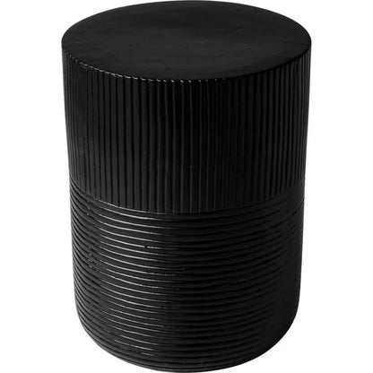 Serenity Side Table 16" - Black Outdoor Accent Table - LOOMLAN - Seasonal Living - Outdoor Side Tables