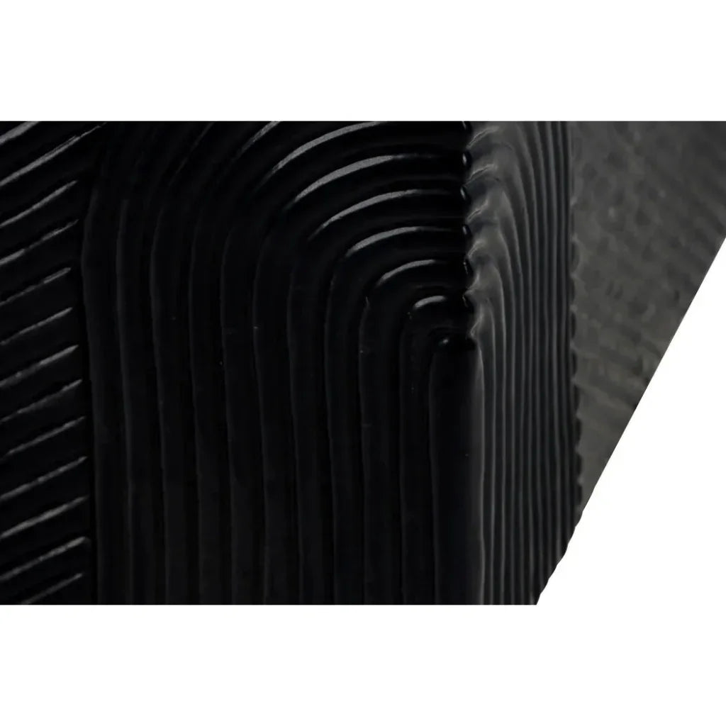 Serenity Square Table - Black Outdoor Accent Table - LOOMLAN - Seasonal Living - Outdoor Side Tables