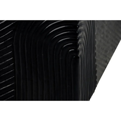 Serenity Square Table - Black Outdoor Accent Table - LOOMLAN - Seasonal Living - Outdoor Side Tables