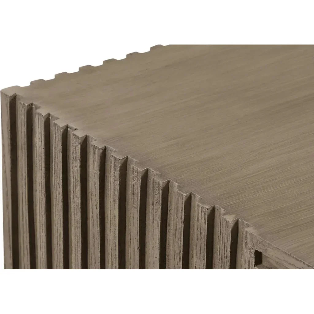 Serenity Square Table - Brown Outdoor Accent Table - LOOMLAN - Seasonal Living - Outdoor Side Tables