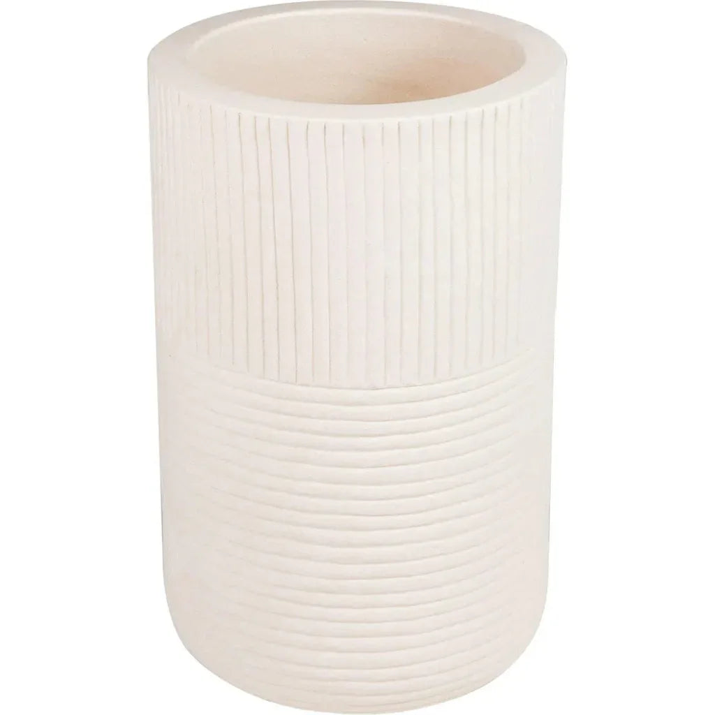 Serenity White Outdoor Planter Set of 2 - LOOMLAN - Seasonal Living - Planters