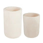 Serenity White Outdoor Planter Set of 2 - LOOMLAN - Seasonal Living - Planters