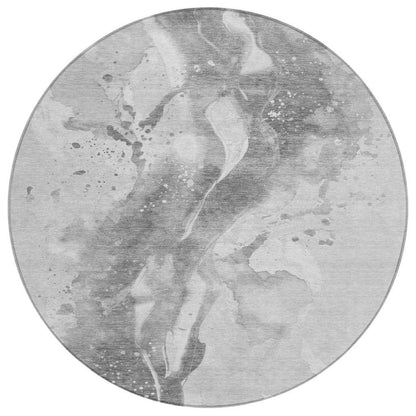 Serenza Gray Washable Indoor - Outdoor Rug - LOOMLAN - LOOMLAN Rugs - Outdoor Rugs