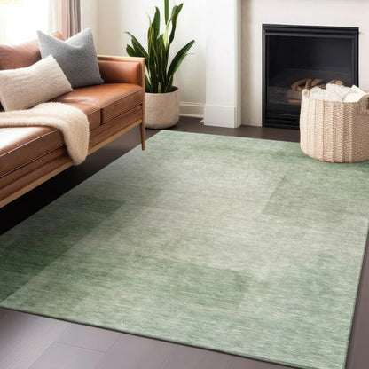 Serephina Green Washable Indoor - Outdoor Rug - LOOMLAN - LOOMLAN Rugs - Outdoor Rugs