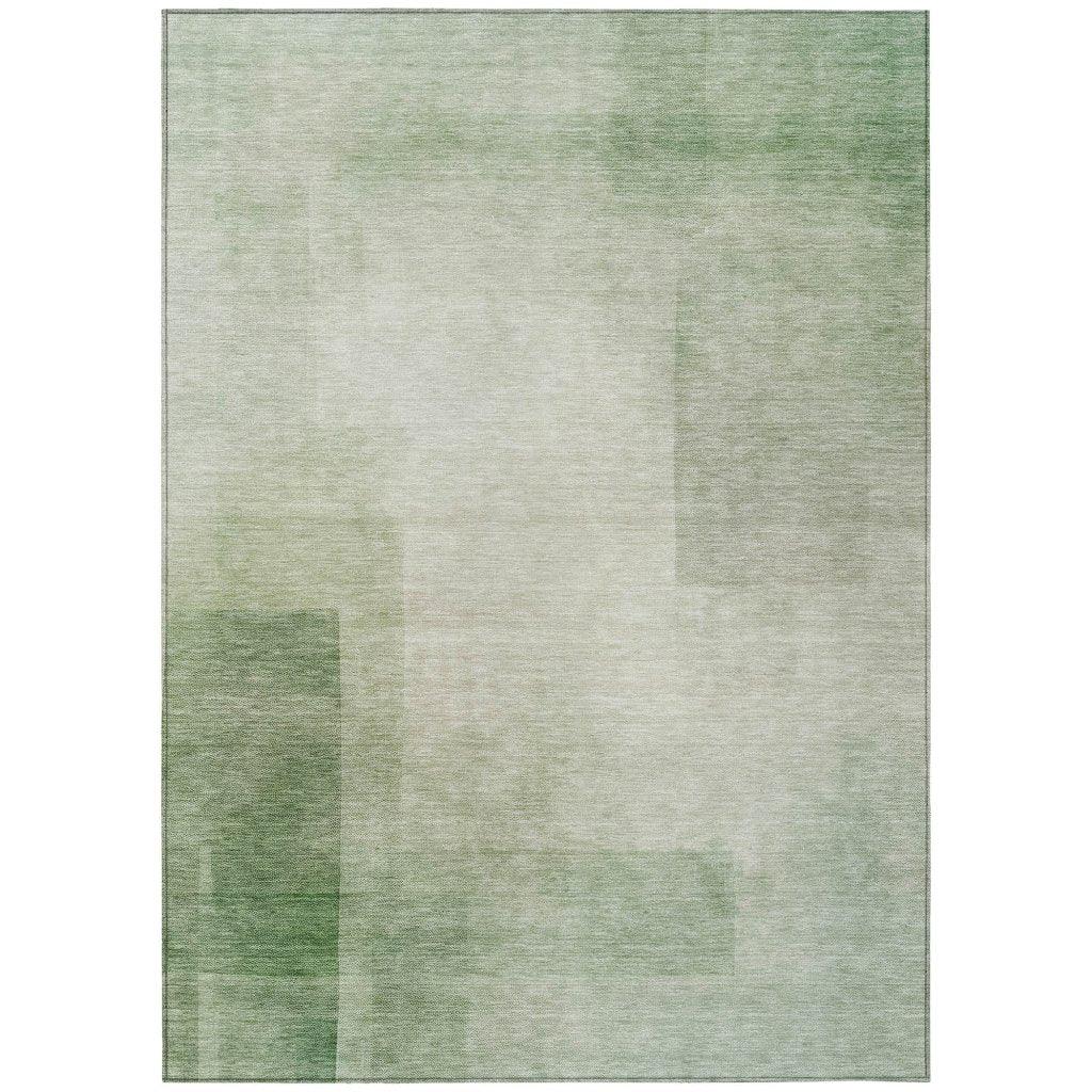 Serephina Green Washable Indoor - Outdoor Rug - LOOMLAN - LOOMLAN Rugs - Outdoor Rugs