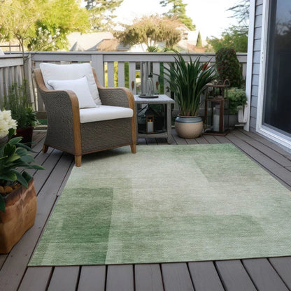 Serephina Green Washable Indoor - Outdoor Rug - LOOMLAN - LOOMLAN Rugs - Outdoor Rugs