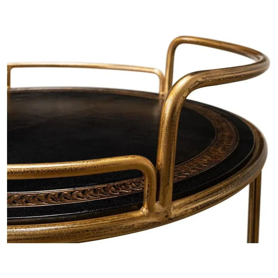 Server Round Side Table - LOOMLAN - Sarreid - Side Tables