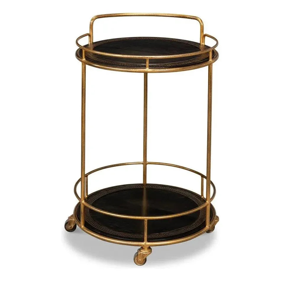 Server Round Side Table - LOOMLAN - Sarreid - Side Tables