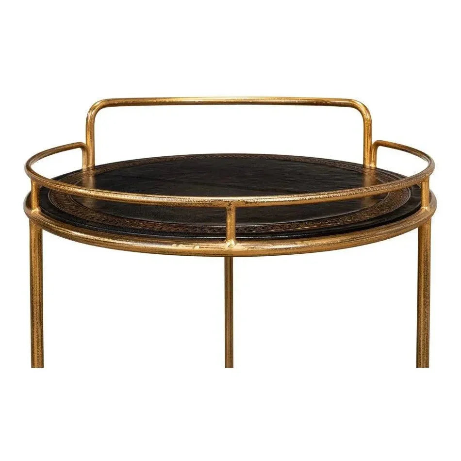 Server Round Side Table - LOOMLAN - Sarreid - Side Tables