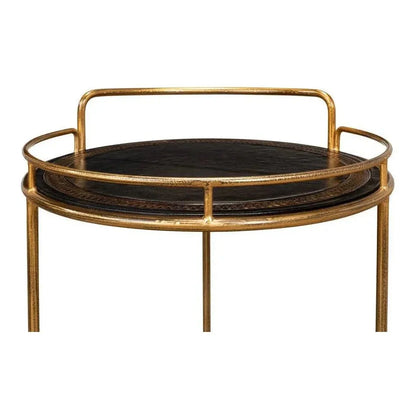 Server Round Side Table - LOOMLAN - Sarreid - Side Tables