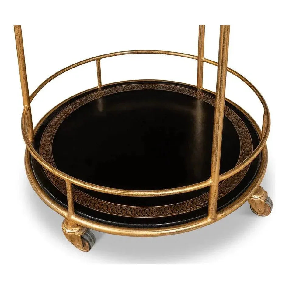 Server Round Side Table - LOOMLAN - Sarreid - Side Tables