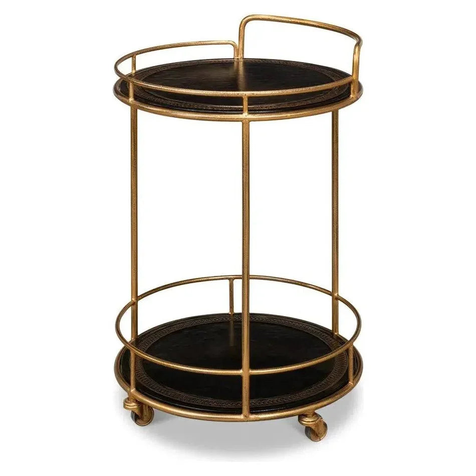 Server Round Side Table - LOOMLAN - Sarreid - Side Tables