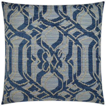 Sesto Indigo Blue Throw Pillow With Insert - LOOMLAN - D.V. Kap - Throw Pillows