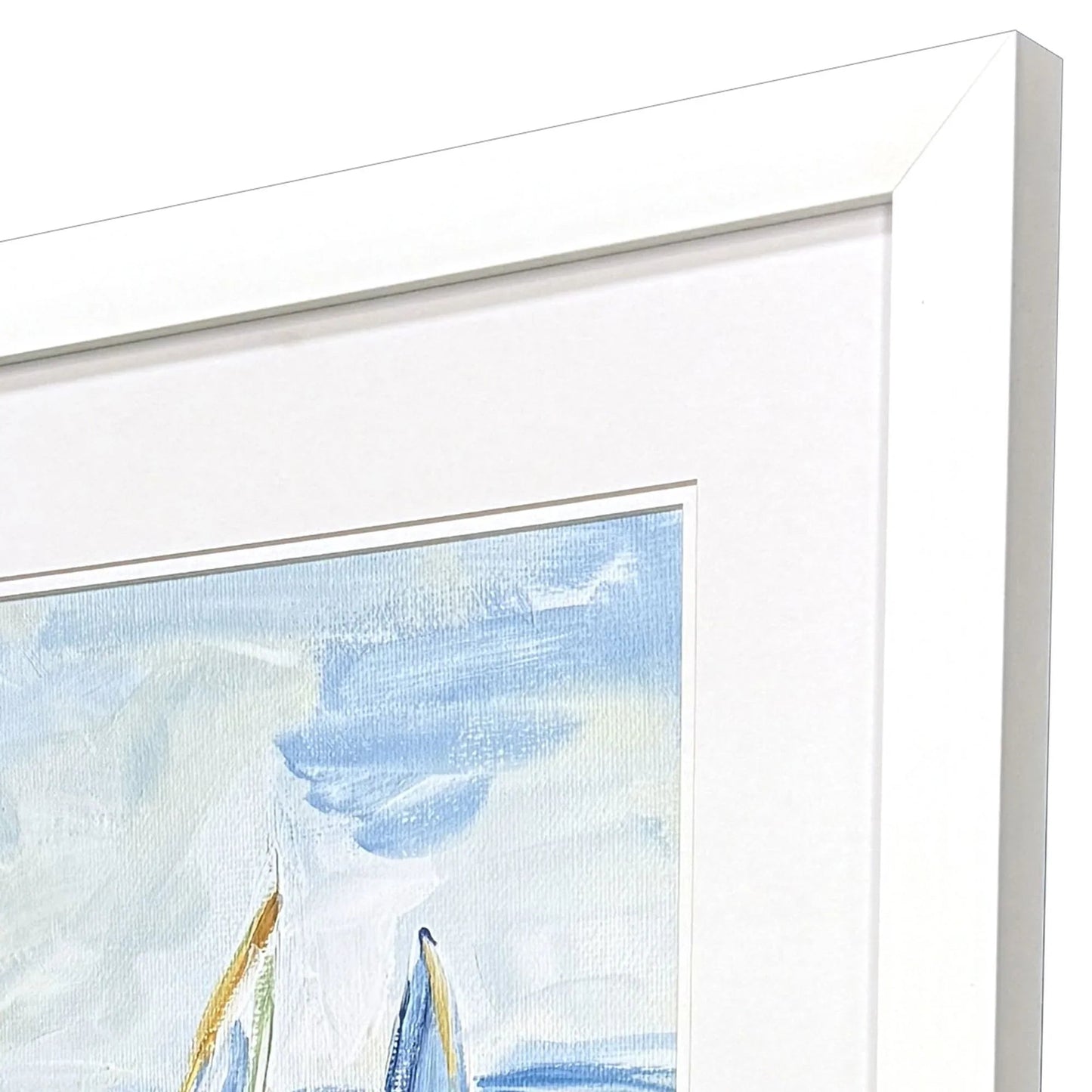 Setting Sail Glass Front Framed Wall Art