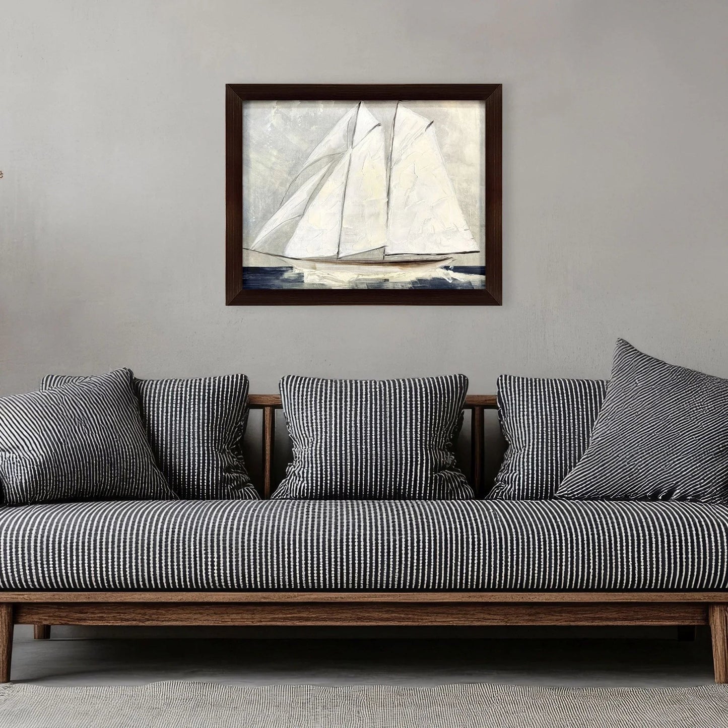 Setting Sail Glass Front Framed Wall Art