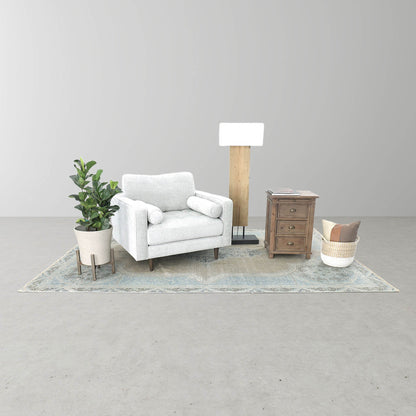 Settler Three Drawers Wooden Nightstand-Nightstands-LH Imports-LOOMLAN