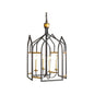 Seville Black Gold Five - Light Lantern - LOOMLAN - Chelsea House - Lanterns